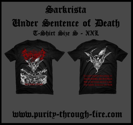 Sarkrista - Under Sentence of Death (T-Shirt)